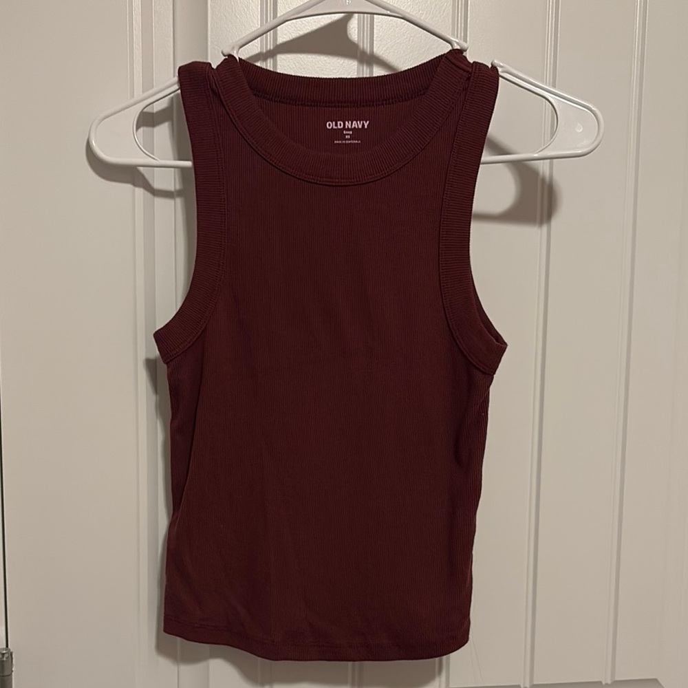 Old Navy Women's Deep Red Tank Top